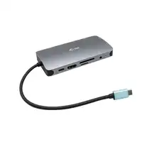 i-tec Metal USB-C Nano Dock HDMI/VGA with LAN + Charger 100W