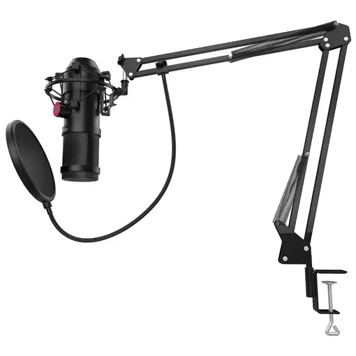 Krom Kapsule Negro Micrófono para PC