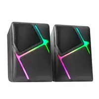 Mars Gaming MS-H, Altavoces Gaming RGB Flow, Drivers Invertidos y Sonido 3D-Surrou