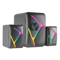 Mars Gaming MS-H21, Altavoces Gaming RGB 2.1 y Subwoofer 35W, Sistema Drivers Inve