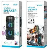 UNICO BS0331 altavoz portátil o de fiesta Altavoz portátil estéreo Negro 20 W