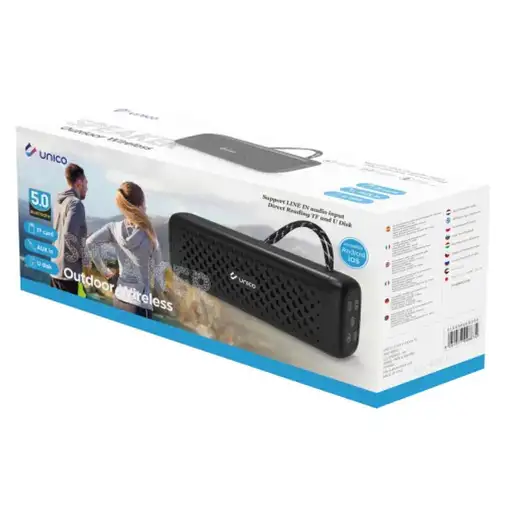 UNICO BS9866 altavoz portátil o de fiesta Negro 10 W