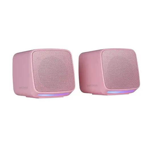 Mars Gaming MS-PRO, Altavoces Compactos 10W, Iluminación RGB Flow Dinámica, Altavo