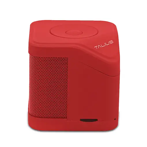 TALIUS altavoz Cube 3W Fm/Sd bluetooth red