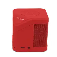 TALIUS altavoz Cube 3W Fm/Sd bluetooth red