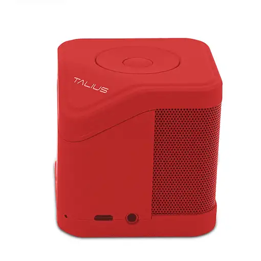 TALIUS altavoz Cube 3W Fm/Sd bluetooth red