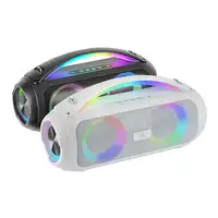 Mars Gaming MS-PULSE, Altavoz Bluetooth Portátil 50W RMS, Iluminación RGB, 2 Drive