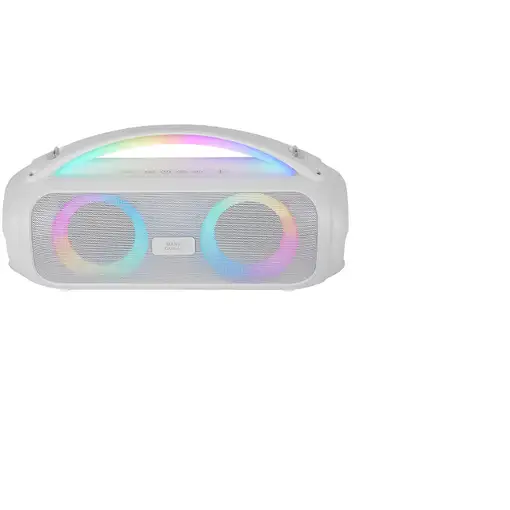 Mars Gaming MS-PULSE, Altavoz Bluetooth Portátil 50W RMS, Iluminación RGB, 2 Drive