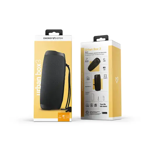 Energy Sistem Urban Box 3 Space Altavoz monofónico portátil Negro 16 W