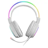 Mars Gaming MHRGBW, Auriculares Chroma RGB Flow, Micrófono Profesional, Sonido Esp