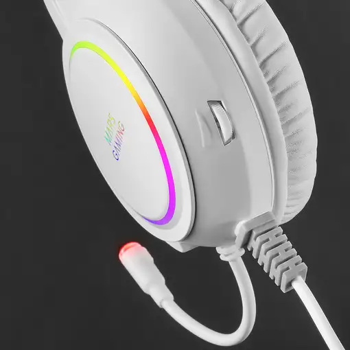 Mars Gaming MHRGBW, Auriculares Chroma RGB Flow, Micrófono Profesional, Sonido Esp