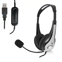 Ewent EW3565 auricular y casco Auriculares Alámbrico Diadema Llamadas/Música USB t
