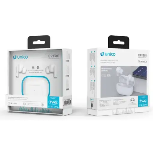 UNICO EP1381 auricular y casco Auriculares True Wireless Stereo (TWS) Dentro de oí