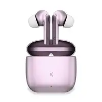 Ksix Auriculares inalámbricos Meteor, Estuche metálico, ENC, Autonomía 4+28 h, Con