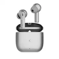 Ksix Auriculares inalámbricos Meteor, Estuche metálico, ENC, Autonomía 4+28 h, Con