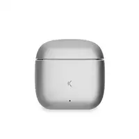 Ksix Auriculares inalámbricos Meteor, Estuche metálico, ENC, Autonomía 4+28 h, Con