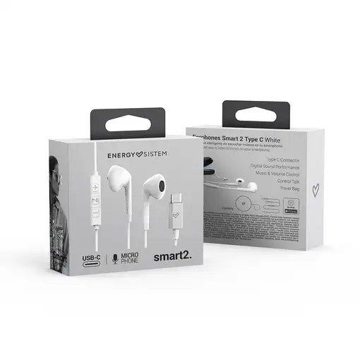 Energy Sistem Smart 2 Type C Auriculares Alámbrico Dentro de oído Llamadas/Música