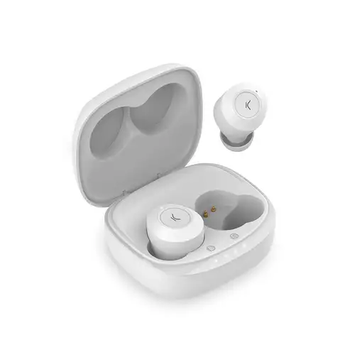 Ksix Auriculares inalámbricos Oblivion, Diseño de botón, Autonomía 4+15 h, Control