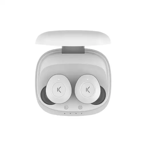 Ksix Auriculares inalámbricos Oblivion, Diseño de botón, Autonomía 4+15 h, Control