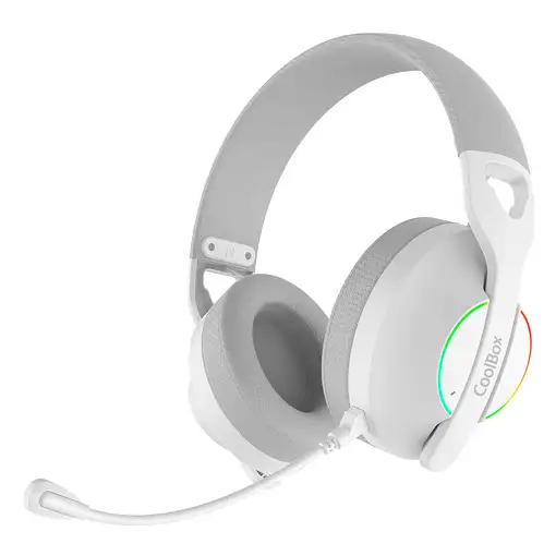 CoolBox WB01 RGB Auriculares Inalámbrico y alámbrico Diadema Juego USB Tipo C Blue