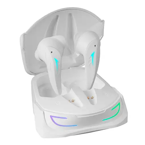 Mars Gaming MHI-ULTRA Blanco, Auriculares Inalámbricos TWS, RGB Flow, Bluetooth 5.