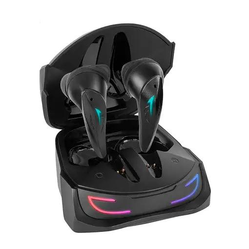 Mars Gaming MHI-ULTRA Negro, Auriculares Inalámbricos TWS, RGB Flow, Bluetooth 5.3
