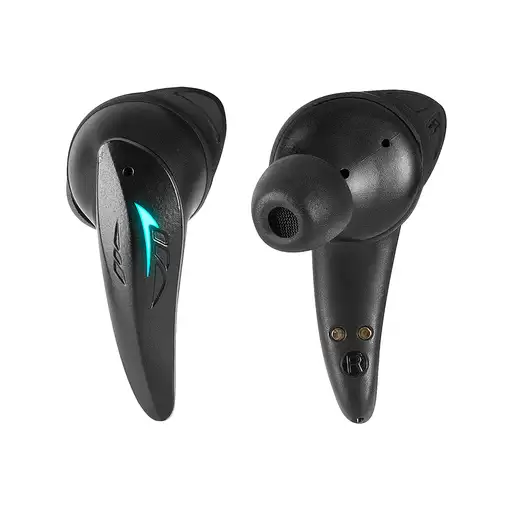 Mars Gaming MHI-ULTRA Negro, Auriculares Inalámbricos TWS, RGB Flow, Bluetooth 5.3
