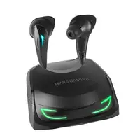 Mars Gaming MHI-ULTRA Negro, Auriculares Inalámbricos TWS, RGB Flow, Bluetooth 5.3