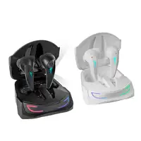 Mars Gaming MHI-ULTRA Negro, Auriculares Inalámbricos TWS, RGB Flow, Bluetooth 5.3