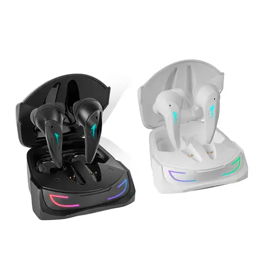 Mars Gaming MHI-ULTRA Negro, Auriculares Inalámbricos TWS, RGB Flow, Bluetooth 5.3
