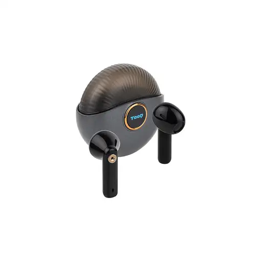 TooQ Snail Auriculares Inalámbricos + Micrófono Bluetooth con Estuche de Carga, Gr
