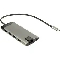 Inter-Tech GDC-802 Alámbrico USB 3.2 Gen 1 (3.1 Gen 1) Type-C Gris