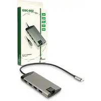 Inter-Tech GDC-802 Alámbrico USB 3.2 Gen 1 (3.1 Gen 1) Type-C Gris