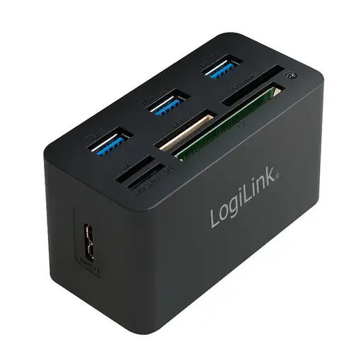 LogiLink CR0042 base para portátil y replicador de puertos Alámbrico USB 3.2 Gen 1