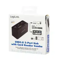 LogiLink CR0042 base para portátil y replicador de puertos Alámbrico USB 3.2 Gen 1