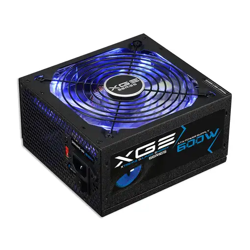 TooQ TQXGEII-600SAP unidad de fuente de alimentación 600 W 20+4 pin ATX ATX Negro