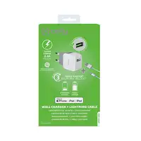 Celly TCUSBLIGHT cargador de dispositivo móvil Universal Blanco Corriente alterna