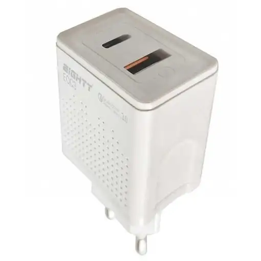 Eightt EQC3 cargador de dispositivo móvil Universal Blanco Corriente alterna Carga