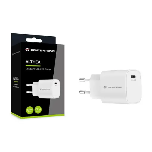 Conceptronic ALTHEA14W cargador de dispositivo móvil Universal Blanco Corriente al