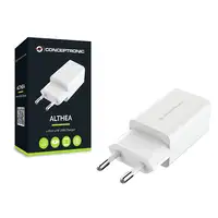Conceptronic ALTHEA06W cargador de dispositivo móvil Universal Blanco Corriente al