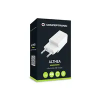 Conceptronic ALTHEA06W cargador de dispositivo móvil Universal Blanco Corriente al