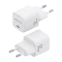 AISENS Cargador GaN 30W, 1xUSB-C PD3.0 QC4.0, Blanco