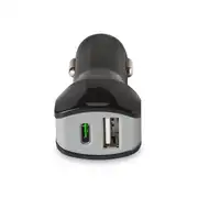 Celly CCTYPECUSBBK cargador de dispositivo móvil Universal Negro Encendedor de cig