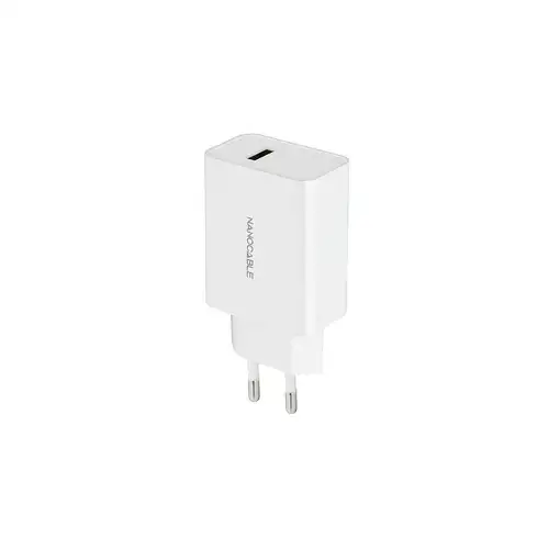 Nanocable Cargador USB, 5V/2.1A, Blanco