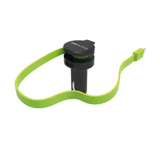 RealPower 257637 cargador de dispositivo móvil Universal Negro, Verde Encendedor d