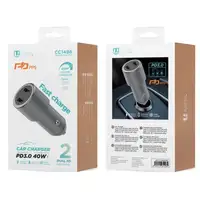 UNICO CC1496 cargador de dispositivo móvil Smartphone, Universal Gris Encendedor d