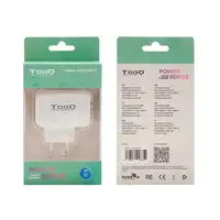 TooQ Cargador de Pared doble puerto USB-C + USB A, 27W