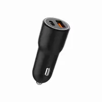 Gembird TA-UC-AC2PDQC38-CAR-01 cargador de dispositivo móvil Universal Negro Encen