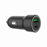Gembird TA-UC-A2PDQC20-CAR-01 cargador de dispositivo móvil Universal Negro Encend