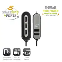 Ewent EW1355 cargador de dispositivo móvil Universal Negro, Gris Encendedor de cig